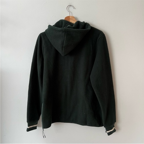 Kari Traa Rothe Green Fleece Hooded Pullover Women’s Size Large - Picture 7 of 9